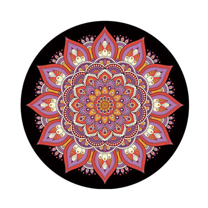 eco friendly round yoga mat custom circle yoga meditation mat